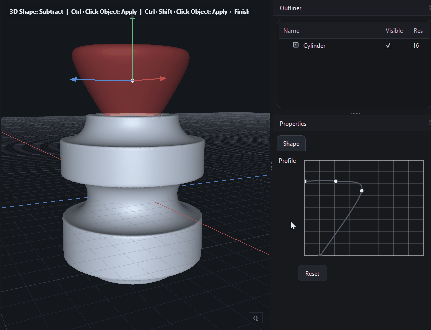 Live Booleans + Lathe Tools